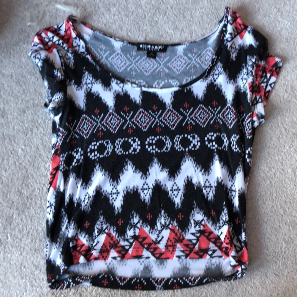 Patterned crop top
